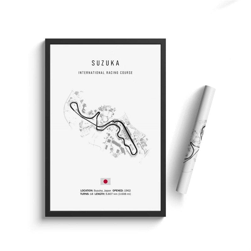 Poster Formula 1 Calendar 2026 Tracks Monaco Grand Prix Spa Francorchamps Decorative Print Unframed